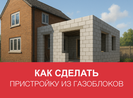 Переоборудование старого дома: пристройка из газоблоков в Тверской области